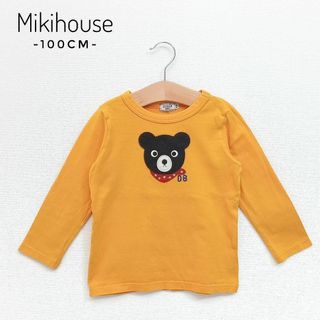 ミキハウス(mikihouse)の✨美品✨ミキハウス DOUBLE.B　長袖Ｔシャツ　Bくん　イエロー　100cm(Tシャツ/カットソー)