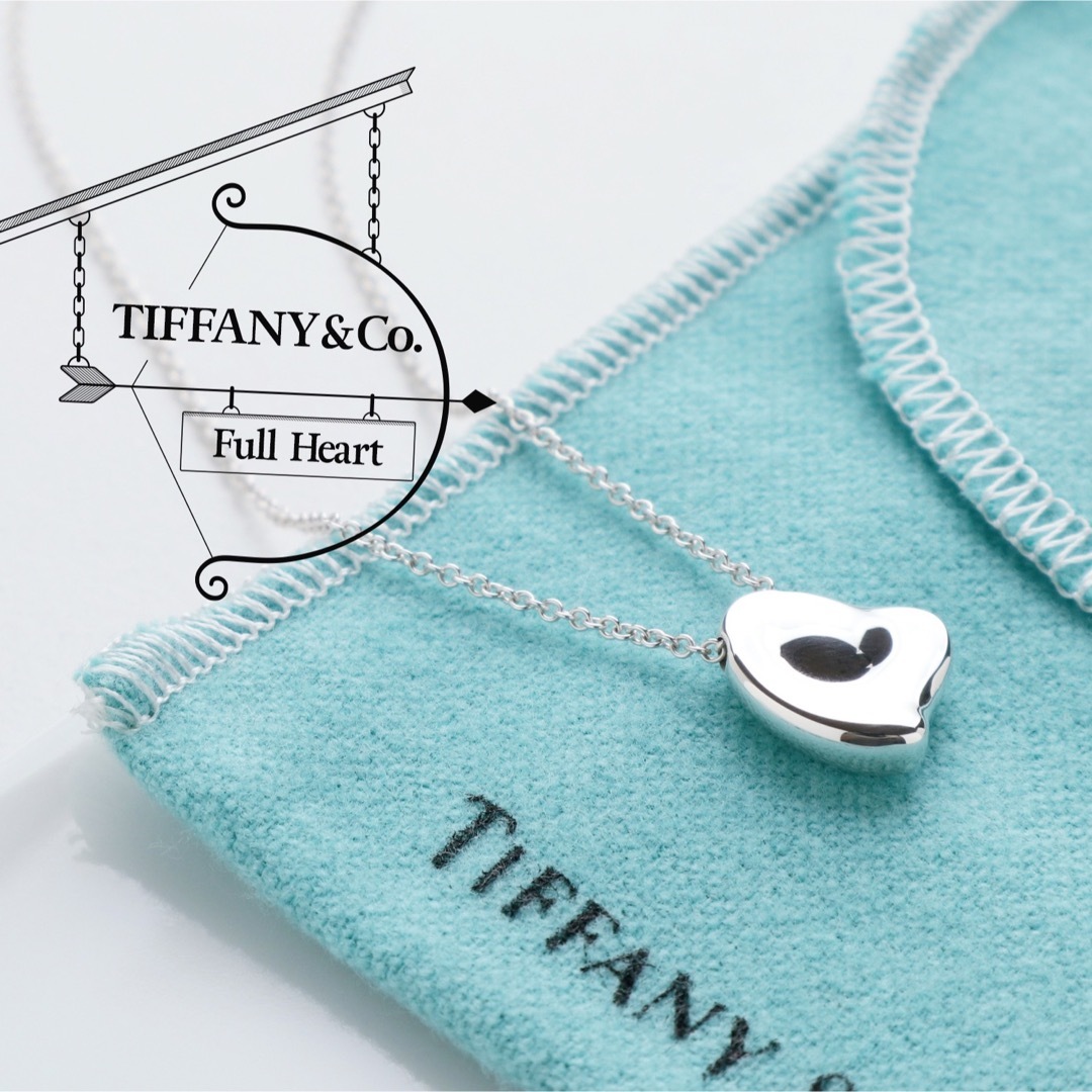 極美品 TIFFANY&Co. ティファニー フルハート 925 ネックレス | フリマアプリ ラクマ