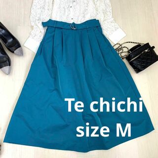 テチチ(Techichi)のTe chichi ベルト付きロングスカート　size M(ロングスカート)