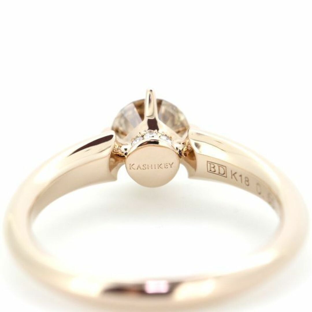 カシケイ ソリティア ブラウン ダイヤモンド 0.55ct リング K18 レディースのアクセサリー(リング(指輪))の商品写真