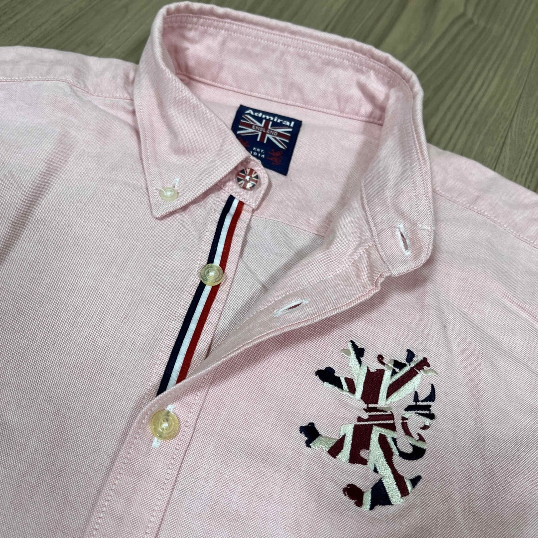 Admiral(アドミラル)のAdmiralピンクシャツ メンズのトップス(シャツ)の商品写真