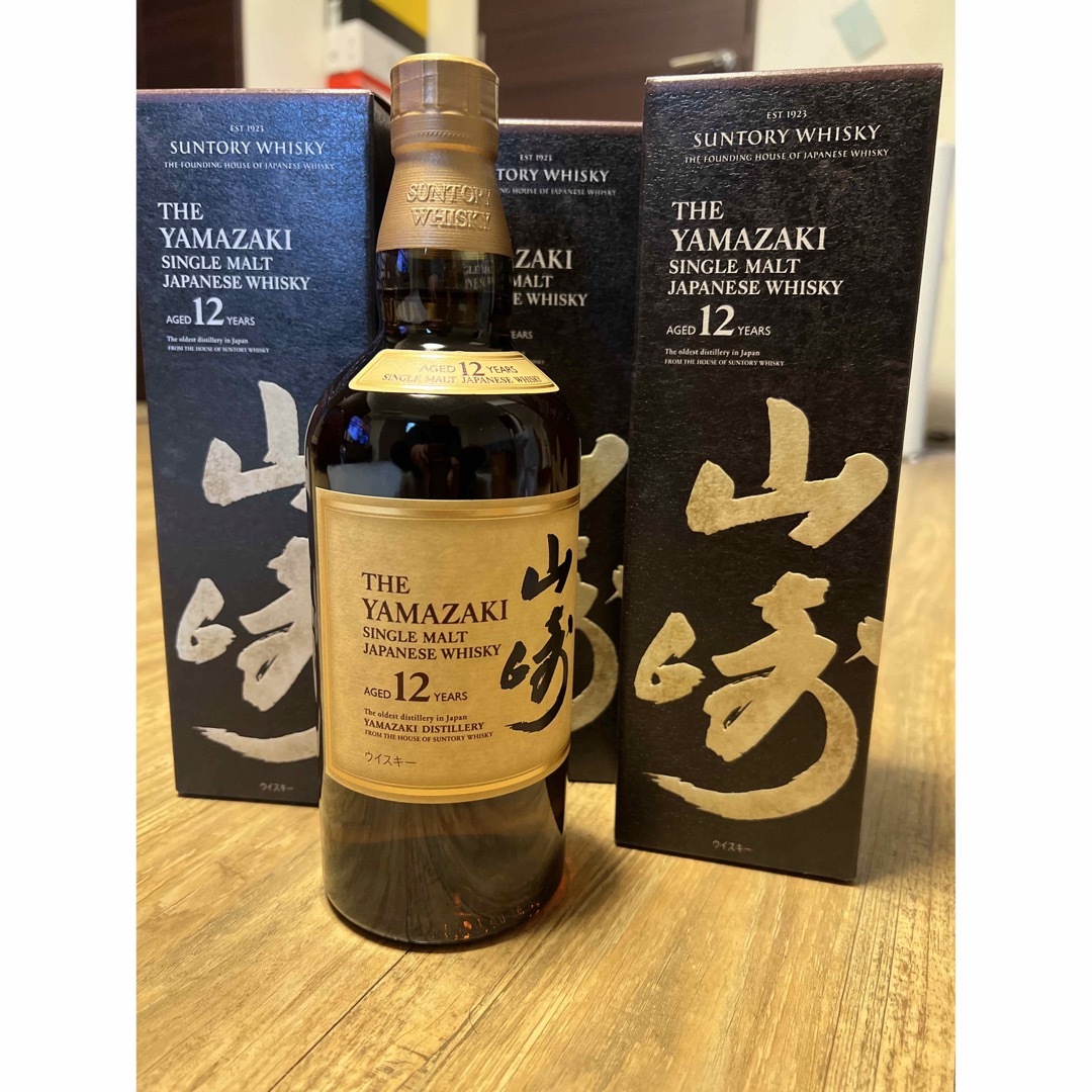 サントリー山崎12年 3本 サントリー山崎12年 3本