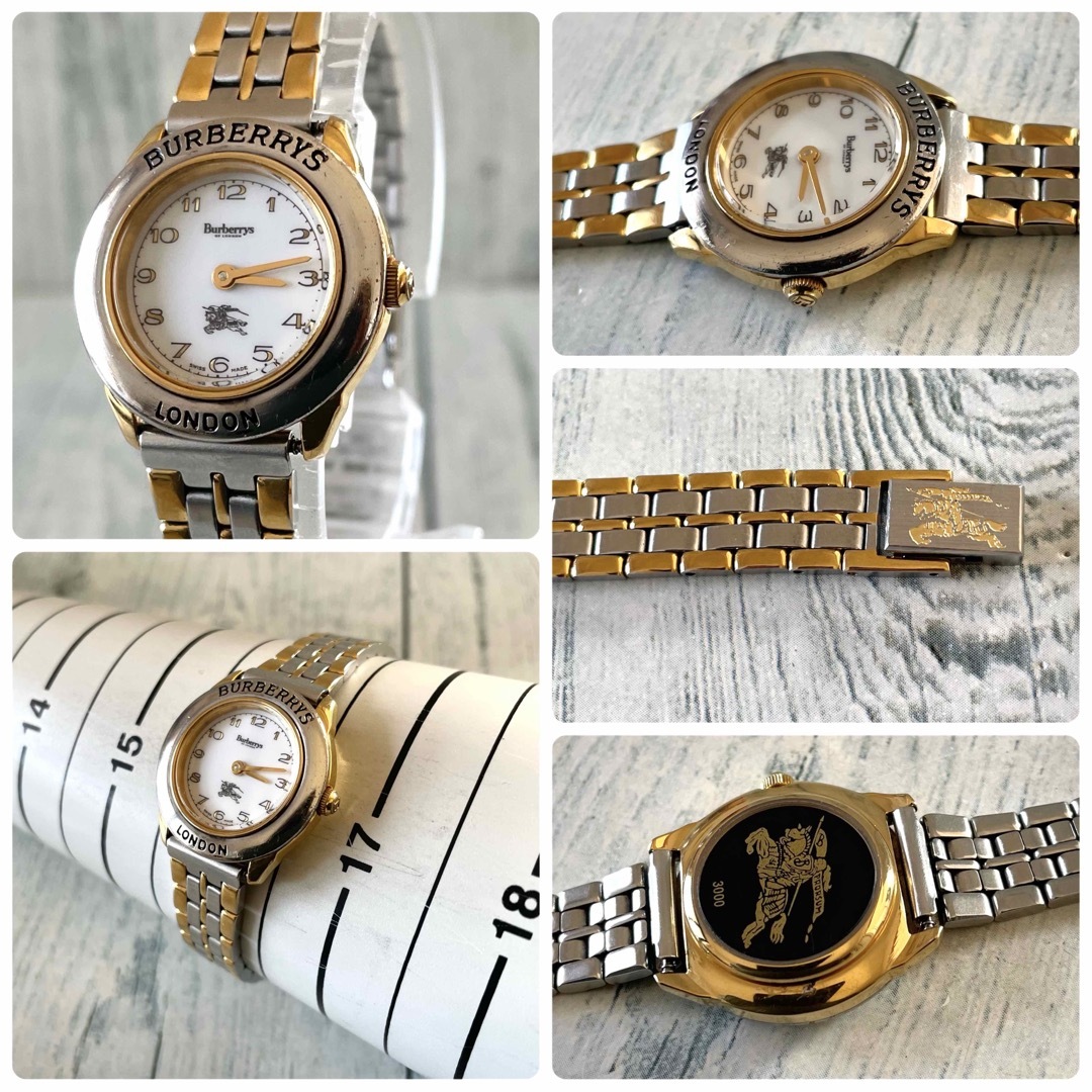 BURBERRY(バーバリー)の【電池交換済】Burberrys バーバリー 腕時計 ロンドン コンビ ロゴ レディースのファッション小物(腕時計)の商品写真