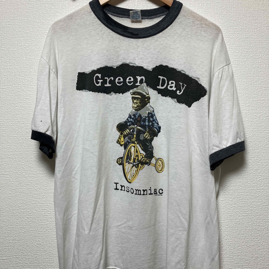 90s vintage green day tourTシャツ