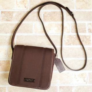 コーチ(COACH)のCOACH コーチ ☆ レザーパイピング ミニ ショルダーバッグ イタリア製(ショルダーバッグ)