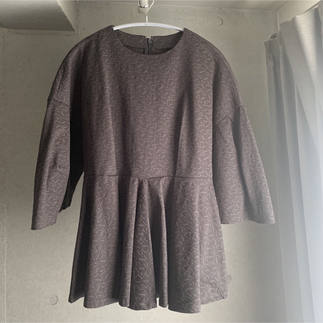 L'or ロル　Constructive Sleeve Knit Dress