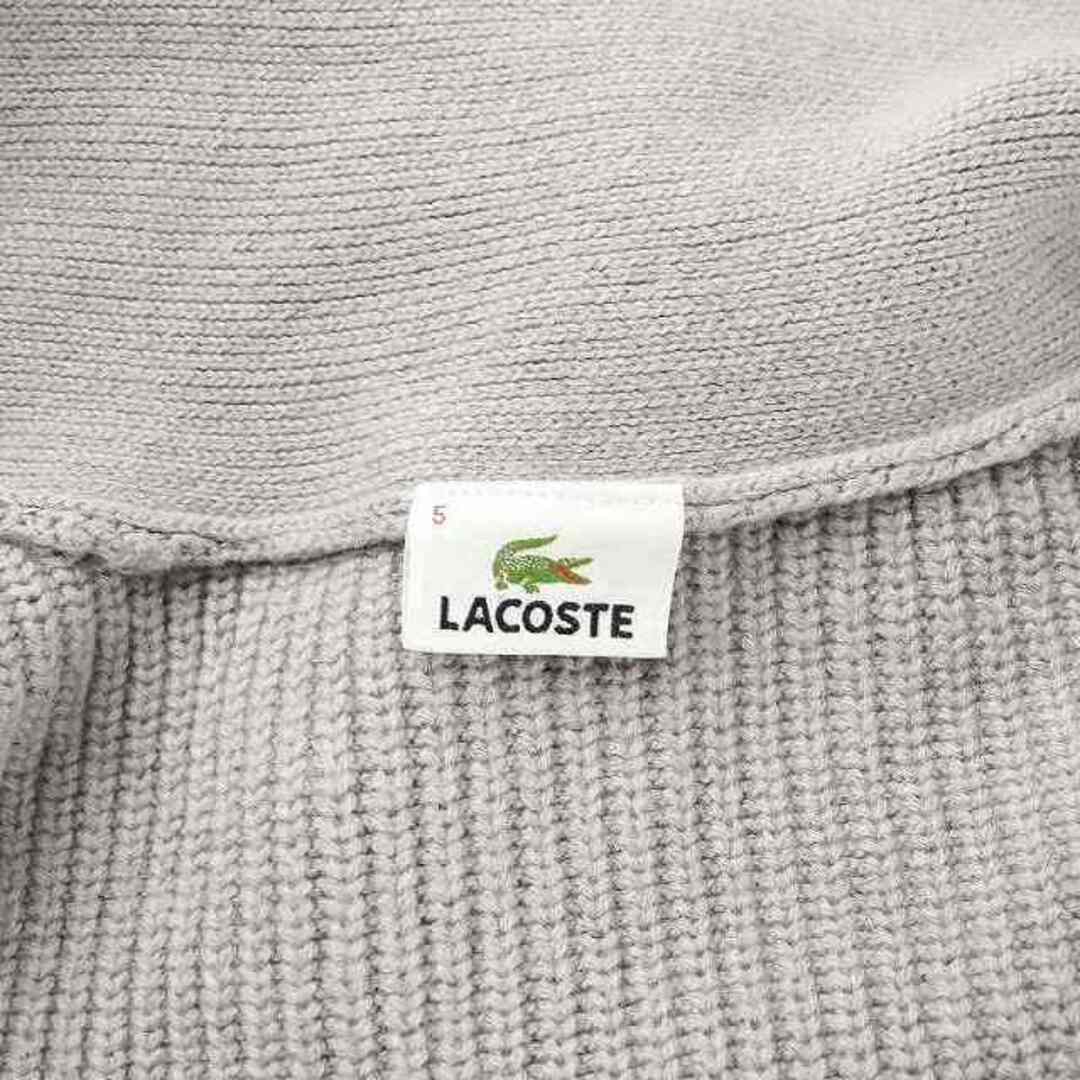 LACOSTE ラコステ メンズ ロゴ刺繍 カウチン ニット セーター XL