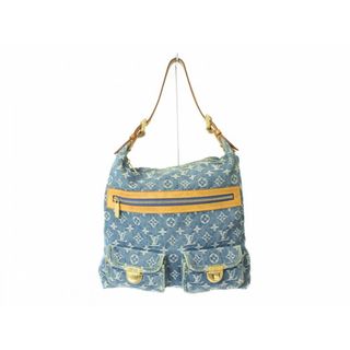 ルイヴィトン(LOUIS VUITTON)のLOUIS VUITTON　ルイ・ヴィトン　バギーGM　M95048　ワンショルダーバッグ　肩がけ　モノグラムデニム　ブルー　ゴールド金具　カジュアル　レディース【中古】松前R56店(メッセンジャーバッグ)