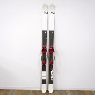 美品 ジースリー テレマーク スキー スティンガー STINGr XCD 172cm センター78ｍｍ ステップソール ウロコ板 ビンディング  G3タルガ 登山 重量実測：1980g（ビンディング含む1本)