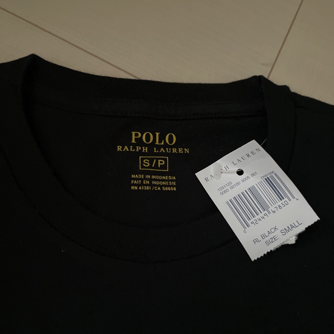 POLO RALPH LAUREN(ポロラルフローレン)のラルフローレン  ブラック　Tシャツ　メンズ　丸首 メンズのトップス(Tシャツ/カットソー(半袖/袖なし))の商品写真