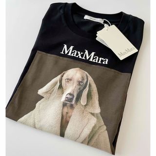 MaxMaraマックスマーラ新作23-24AW☆大人気DOG Tシャツ