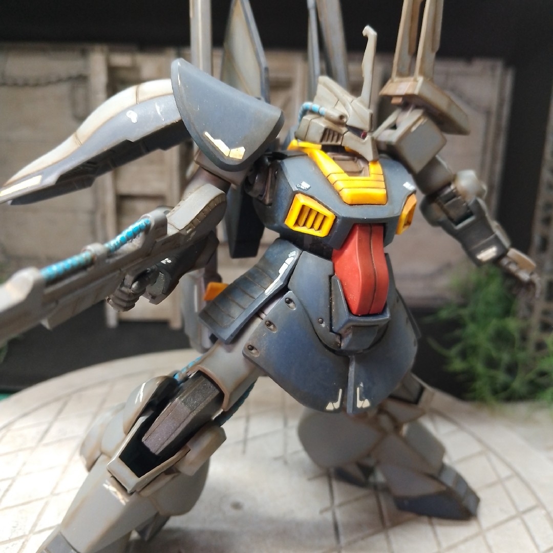 ガンプラHG ディジェ ナラティブVer塗装ウェザリング仕上げ品。