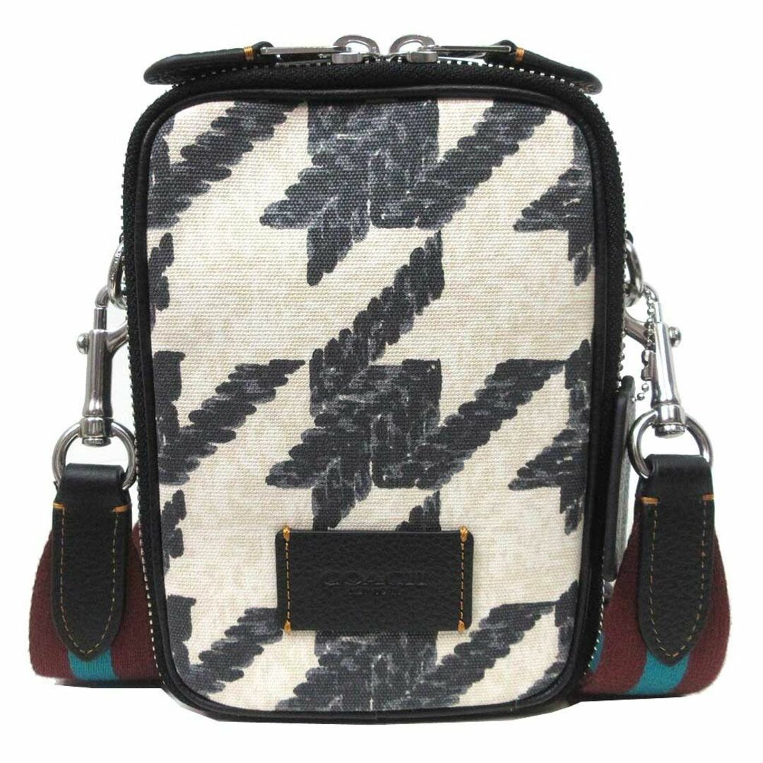 【新品】コーチ ショルダーバッグ CJ672-SVVRW クロスボディ | フリマアプリ ラクマ 新品 未使用 Coach 限定デザイン☆ 千鳥格子柄 スマホポケット付き 長財布