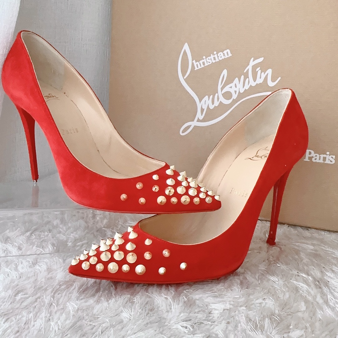 Christian Louboutin(クリスチャンルブタン)のクリスチャンルブタン　ハイヒール　パンプス　サンダル　スタッズ　シューズ レディースの靴/シューズ(ハイヒール/パンプス)の商品写真