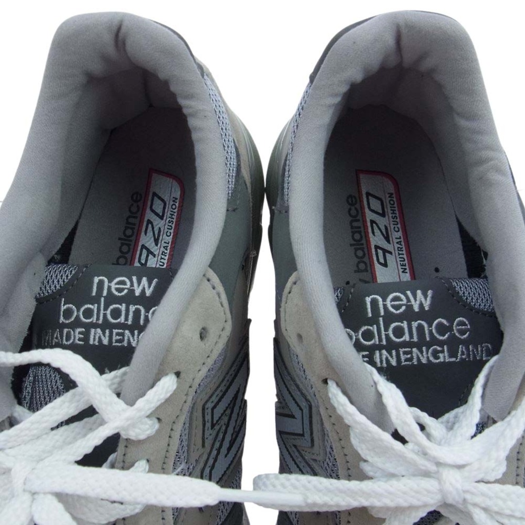 NEW BALANCE ニューバランス スニーカー M920GRY  ローカット スニーカー  グレー系 26cm