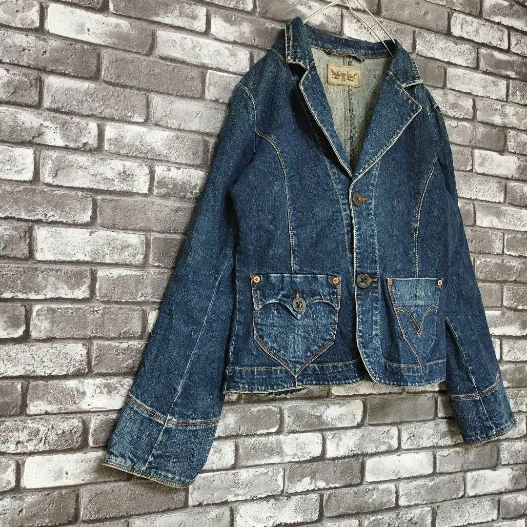 Levi's Levi'sリーバイスカバーオールGジャンデニムテーラードユニセックス古着レトロの通販 by SYS即購入大歓迎｜リーバイスならラクマ