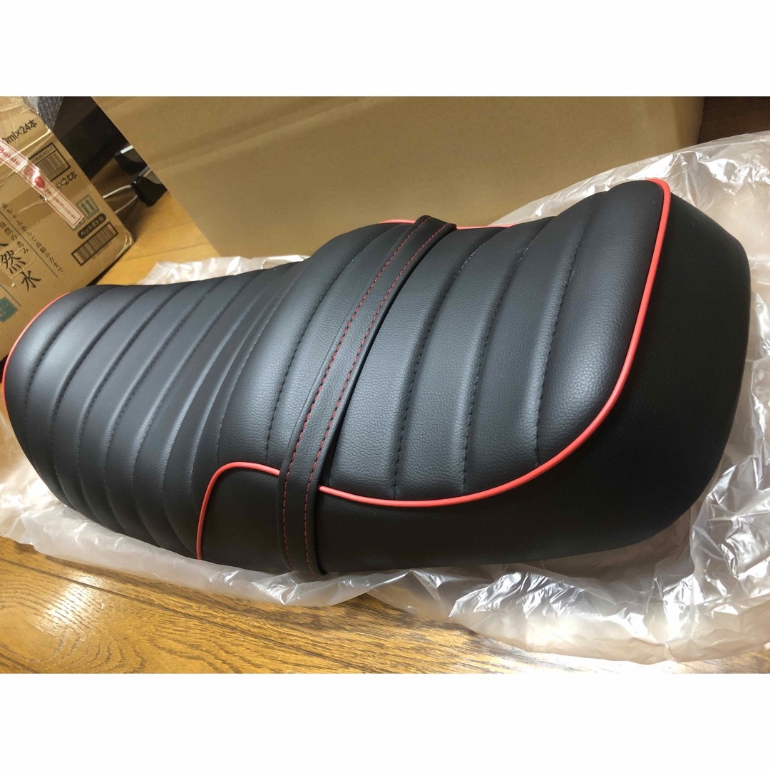 タックロールシート ベルト付 ホンダCB400SF SB 赤ステッチタイプ www