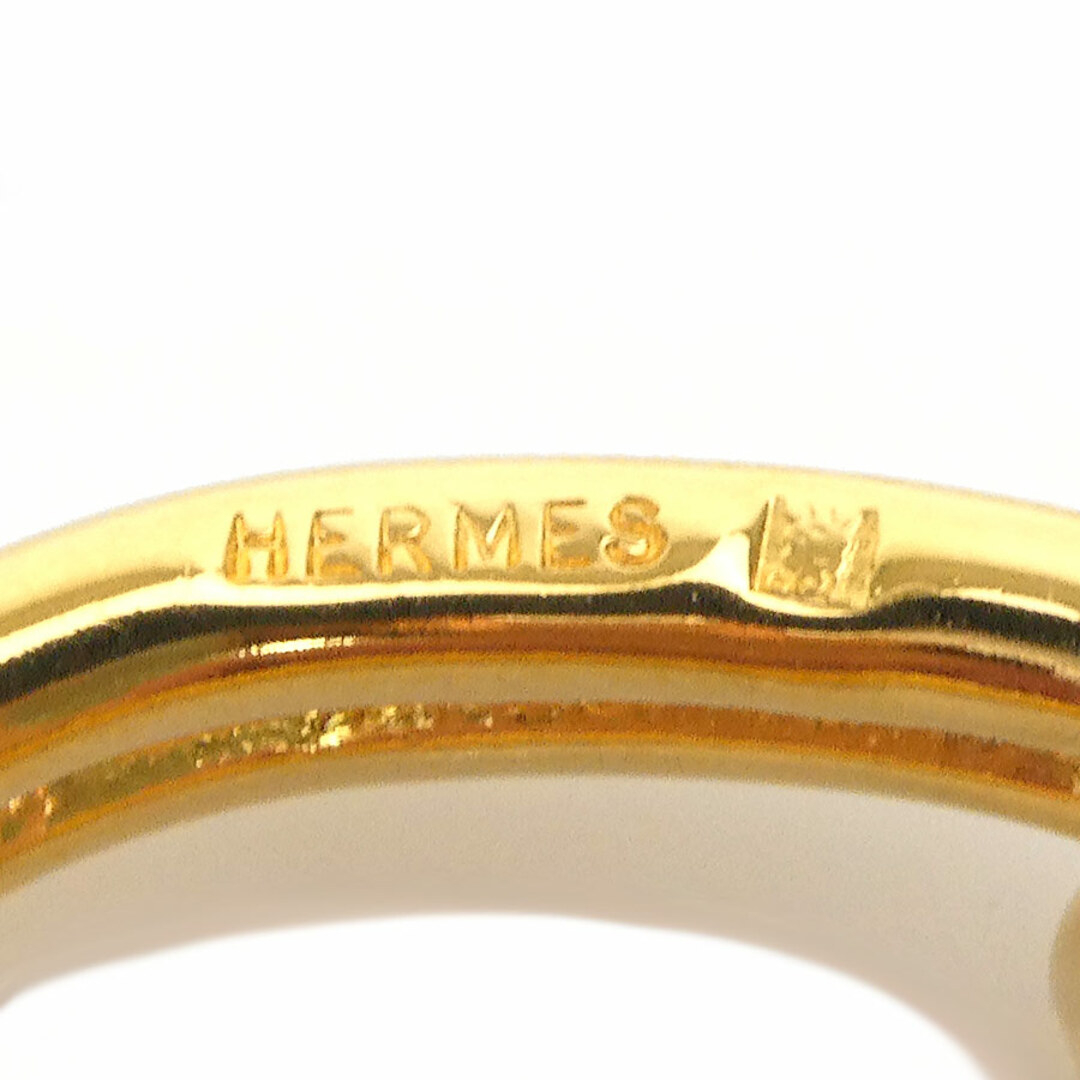 Hermes - エルメス HERMES スカーフリング メタル ゴールド レディース