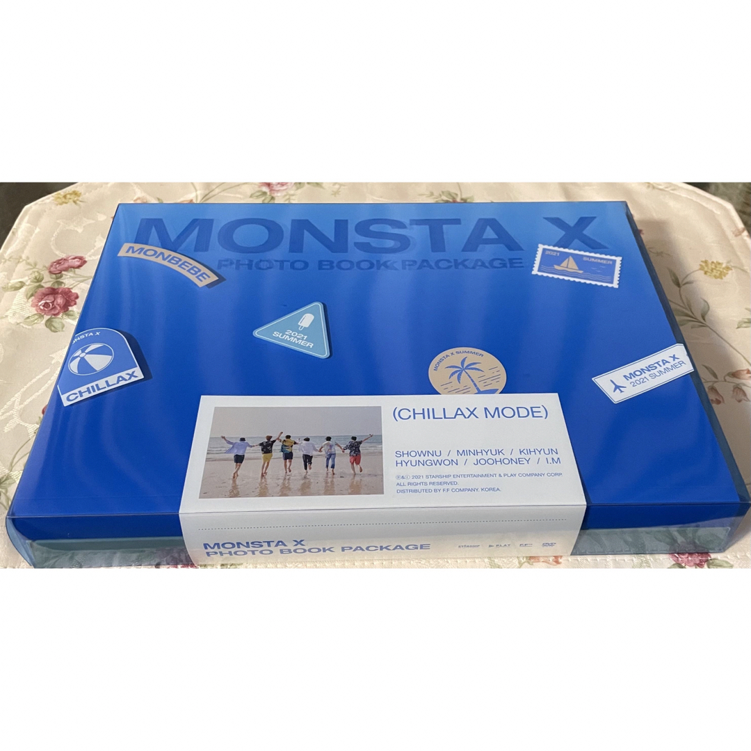 monsta x photo book package CHILLAX MODE