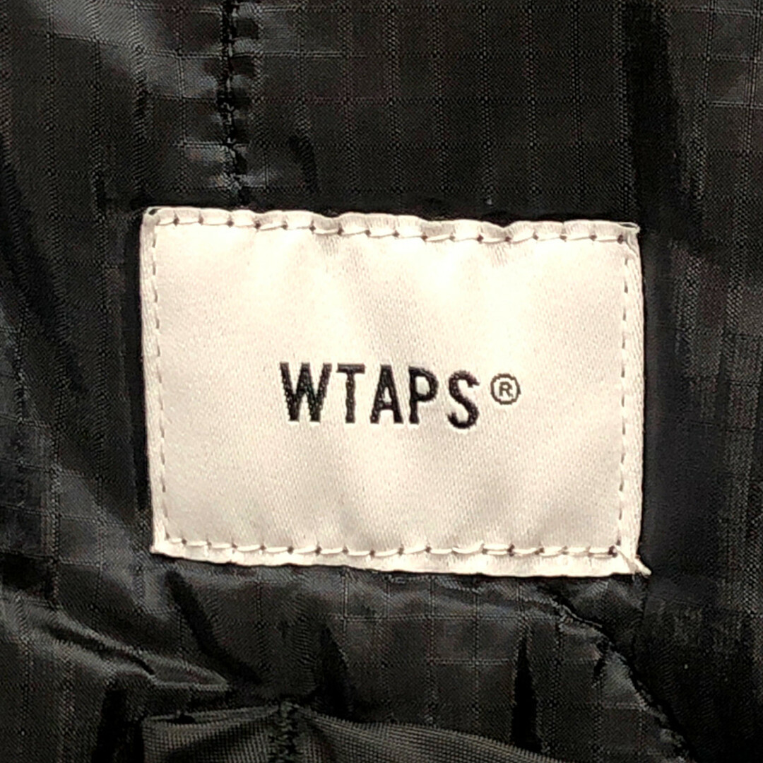 W)taps(ダブルタップス)のWTAPS ダブルタップス 品番192BRDT-JKM05 19AW WLJ JACKET NYLON RIPSTOP キルティング ジャケット ブラック サイズ4 正規品 / 31711 メンズのジャケット/アウター(その他)の商品写真