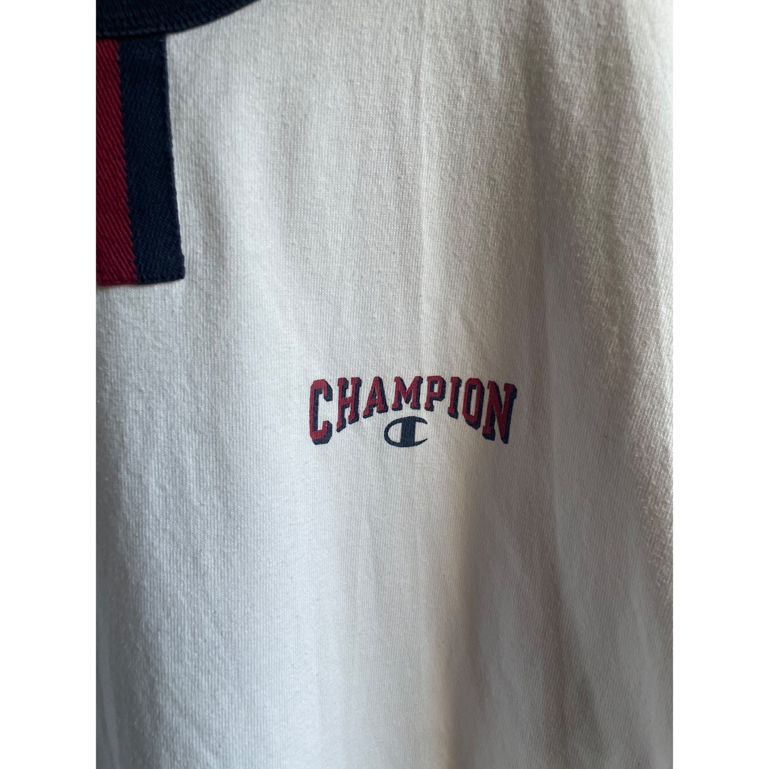 Champion(チャンピオン)のvintage  champion Tシャツ　リンガーT 古着　チャンピオン メンズのトップス(Tシャツ/カットソー(半袖/袖なし))の商品写真