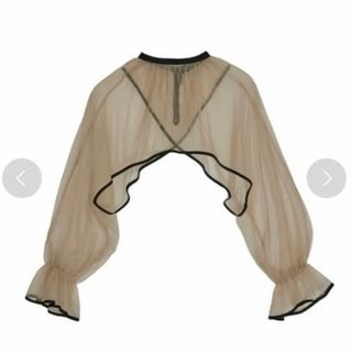 アメリヴィンテージ(Ameri VINTAGE)のAmeri Vintage 2WAY VEIL TULLE TOP 新品・正規品(ボレロ)