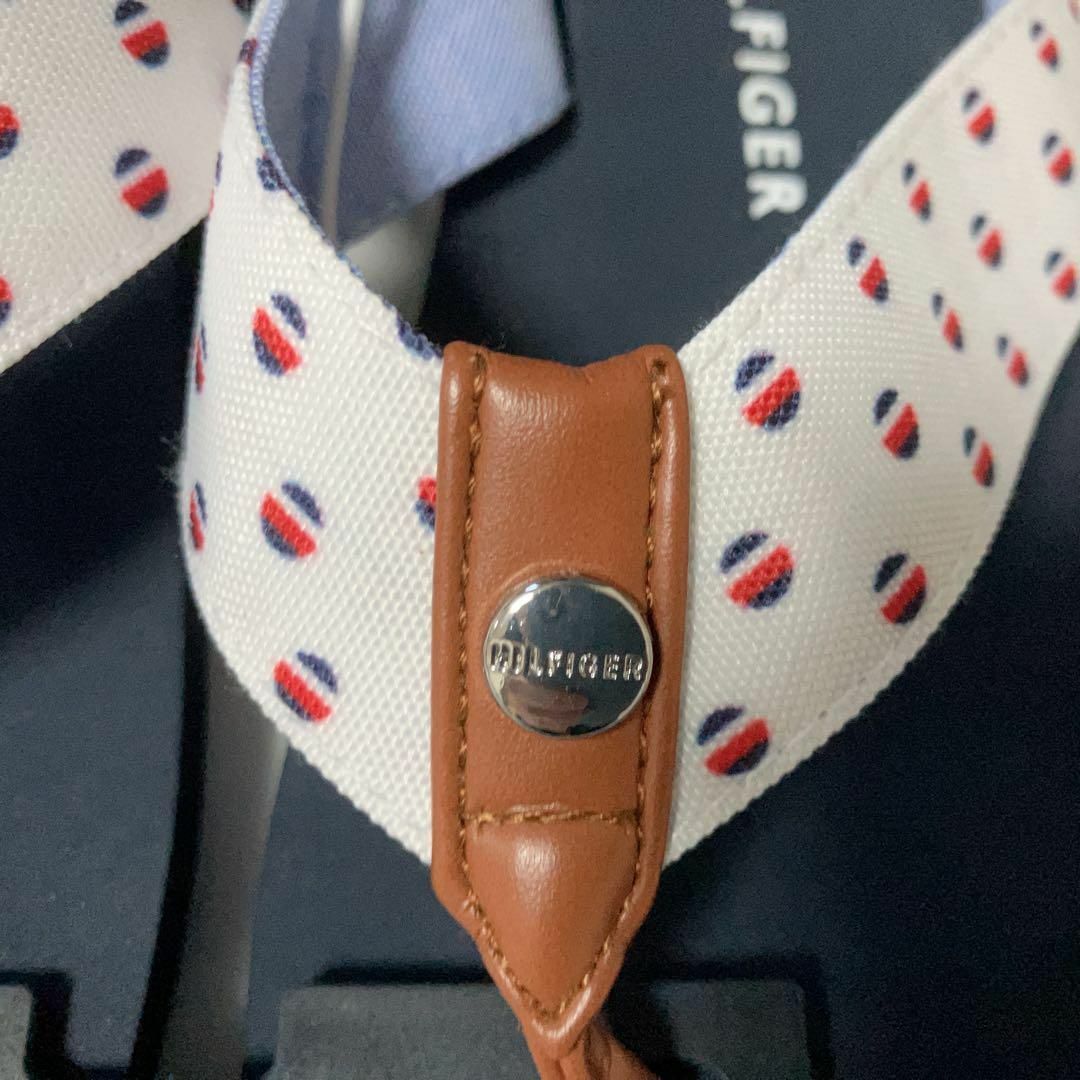 TOMMY HILFIGER(トミーヒルフィガー)の新品 トミーヒルフィガー ビーチサンダル トリコロール ネイビー 24cm レア レディースの靴/シューズ(ビーチサンダル)の商品写真