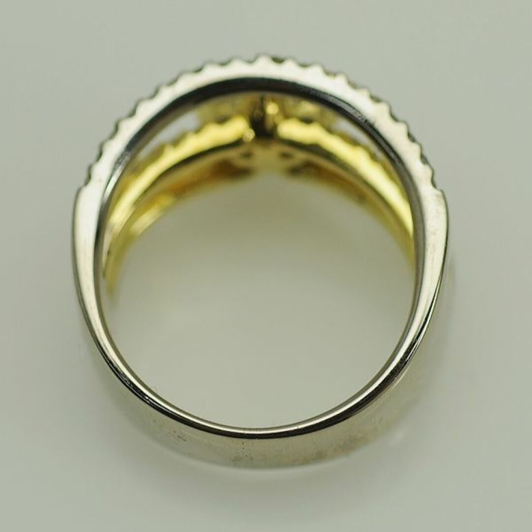 リング/指輪/K18YGWG/ダイヤD1.00/#10【JR1924】 レディースのアクセサリー(リング(指輪))の商品写真