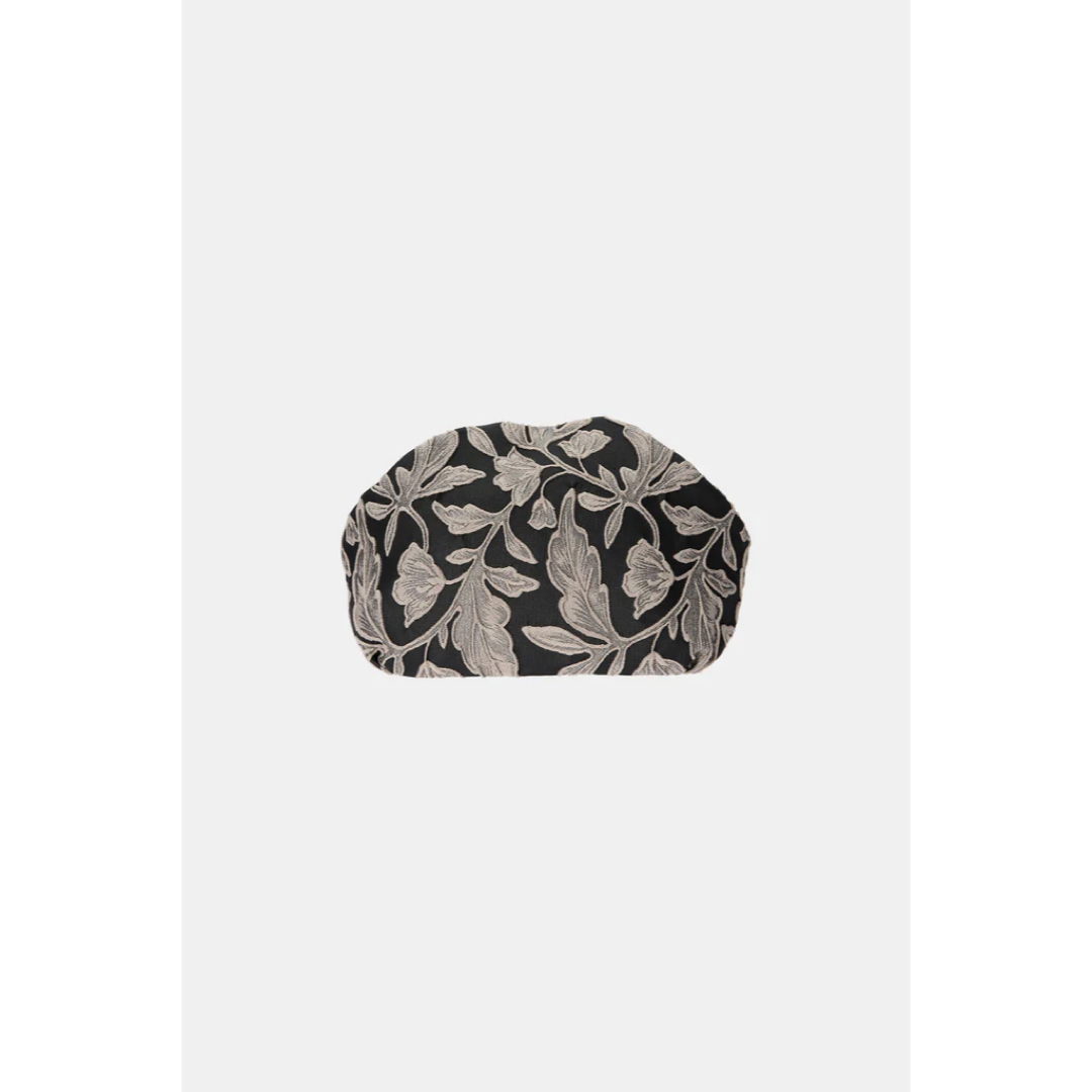 flower jacquard clutch bag