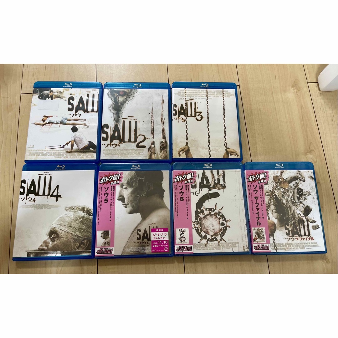 【Blu-ray】SAW 7巻セット(5/6/finalは新品未開封)
