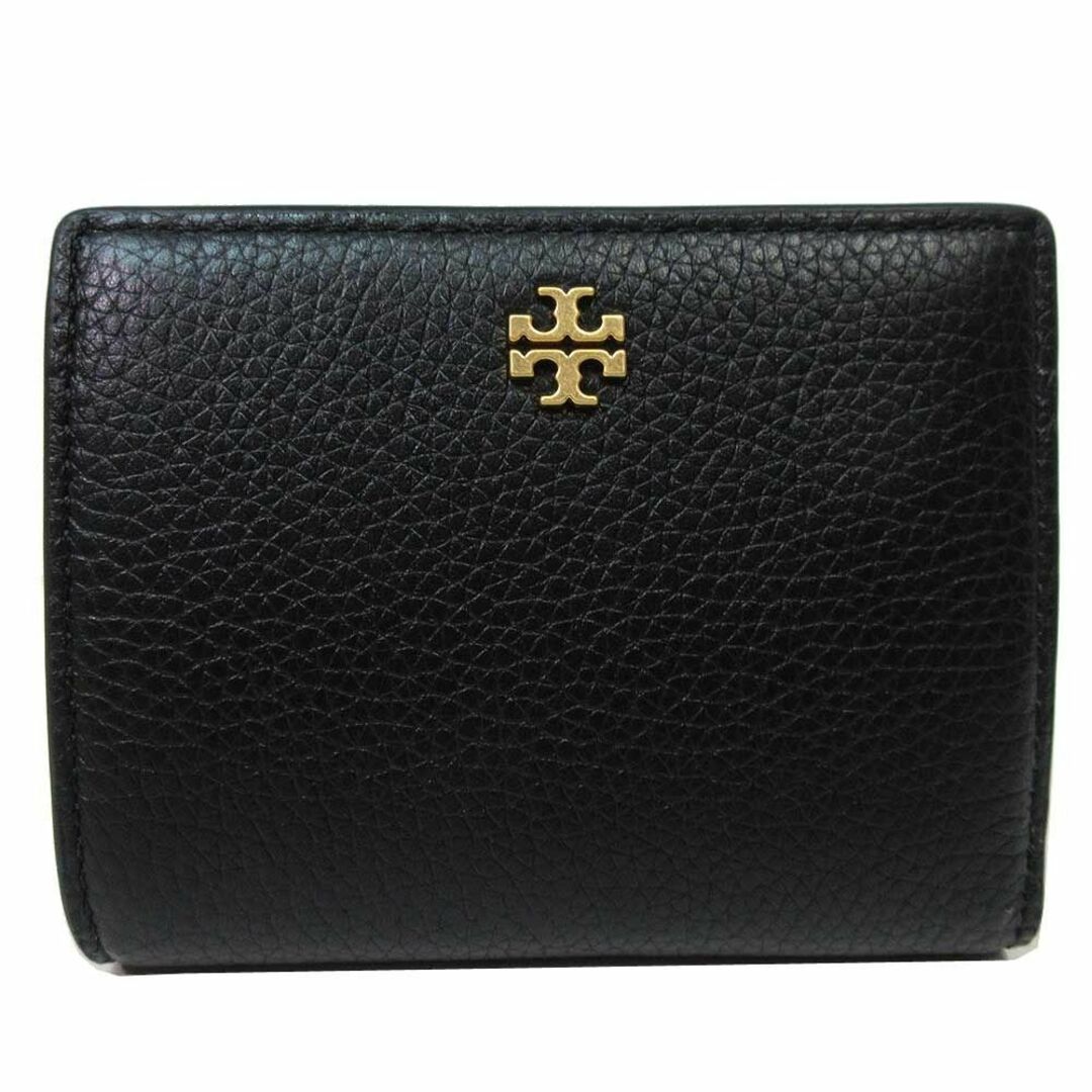 【新品】トリーバーチ 財布 二つ折り財布(小銭入れあり) TORY BURCH ブレイク カラーブロック ミニ ウォレット ミニ財布 84691 0821 006 アウトレット レディースBLACKDEVON006外側