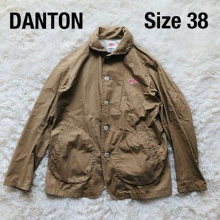 DANTON ROUND COLLAR JACKET ベージュ サイズ38