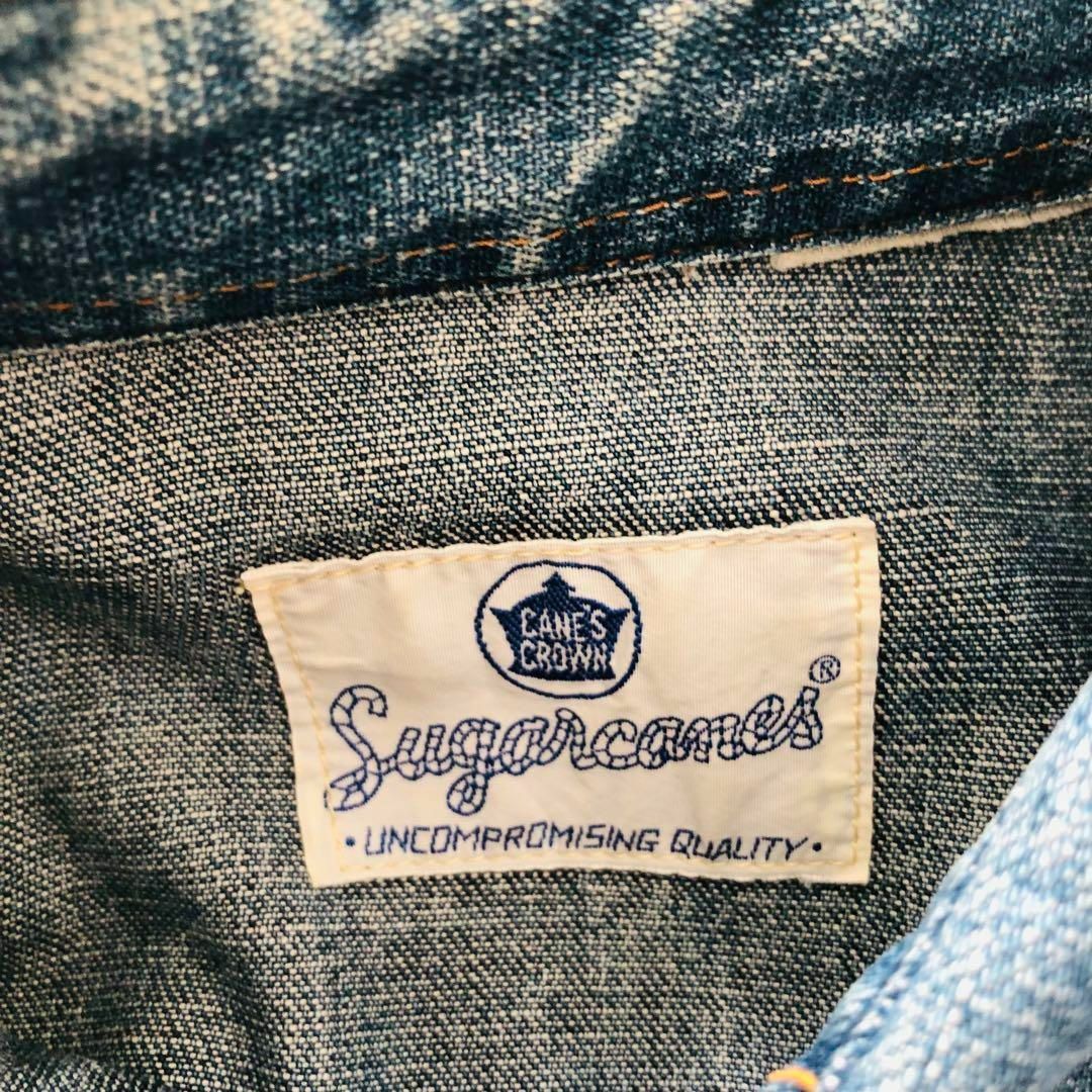 SUGAR CANEシュガーケーン デニムシャツ ターコイズブルー | www.dekkc.com