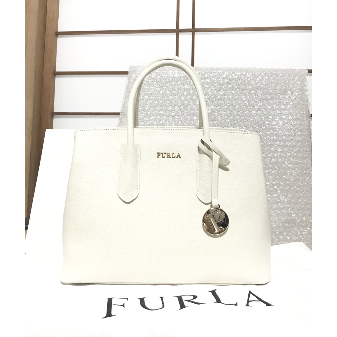 フルラ FURLA ハンドバッグ 2way ホワイト系 - ハンドバッグ