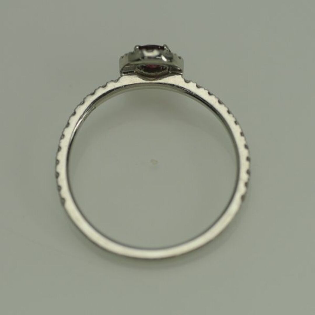 リング指輪/Pt900/ルビーR0.33ダイヤD0.25/#12【JR1934】