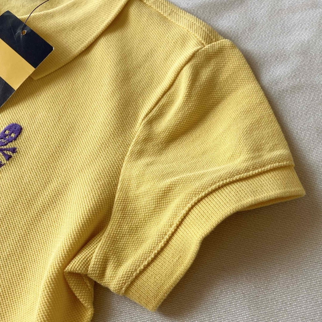 Ralph Lauren(ラルフローレン)の新品 ラルフローレン ラグビー スカル刺繍 半袖 ポロシャツ XS イエロー レディースのトップス(ポロシャツ)の商品写真