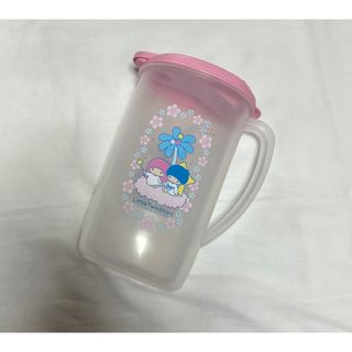 リトルツインスターズ(リトルツインスターズ)の◆新品　サンリオ キキララ ピッチャー ポット ボトル 保存容器 水筒 麦茶 水(キャラクターグッズ)