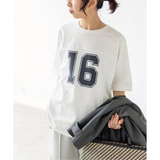 イエナ(IENA)のイエナ ★ LIEN Numberling 16 Tシャツ ＊洗濯タグなし＊(Tシャツ(半袖/袖なし))