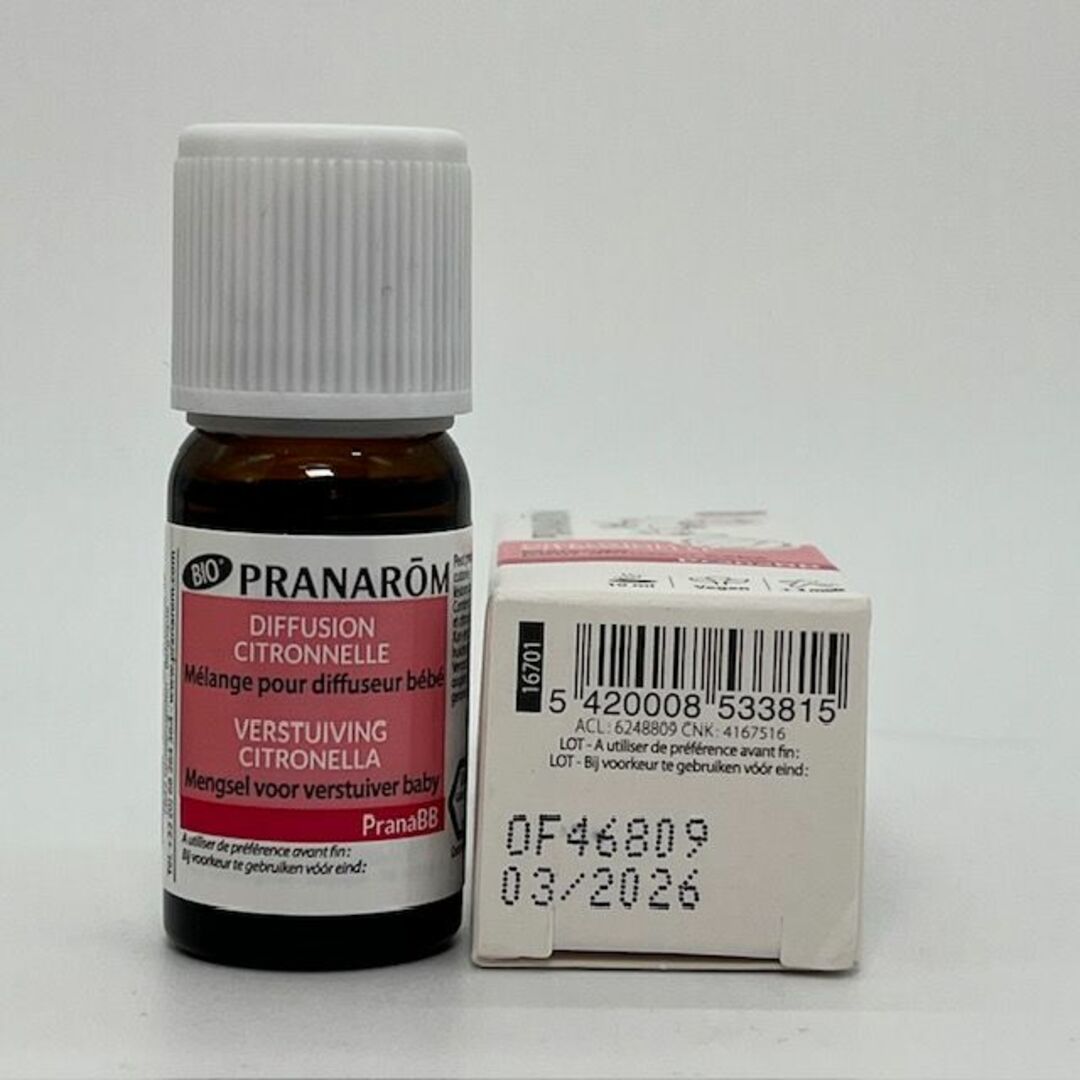 PRANAROM(プラナロム)のプラナロム プラナBBシトロネラ 子ども用蚊よけブレンド BIO 10ml コスメ/美容のリラクゼーション(エッセンシャルオイル（精油）)の商品写真