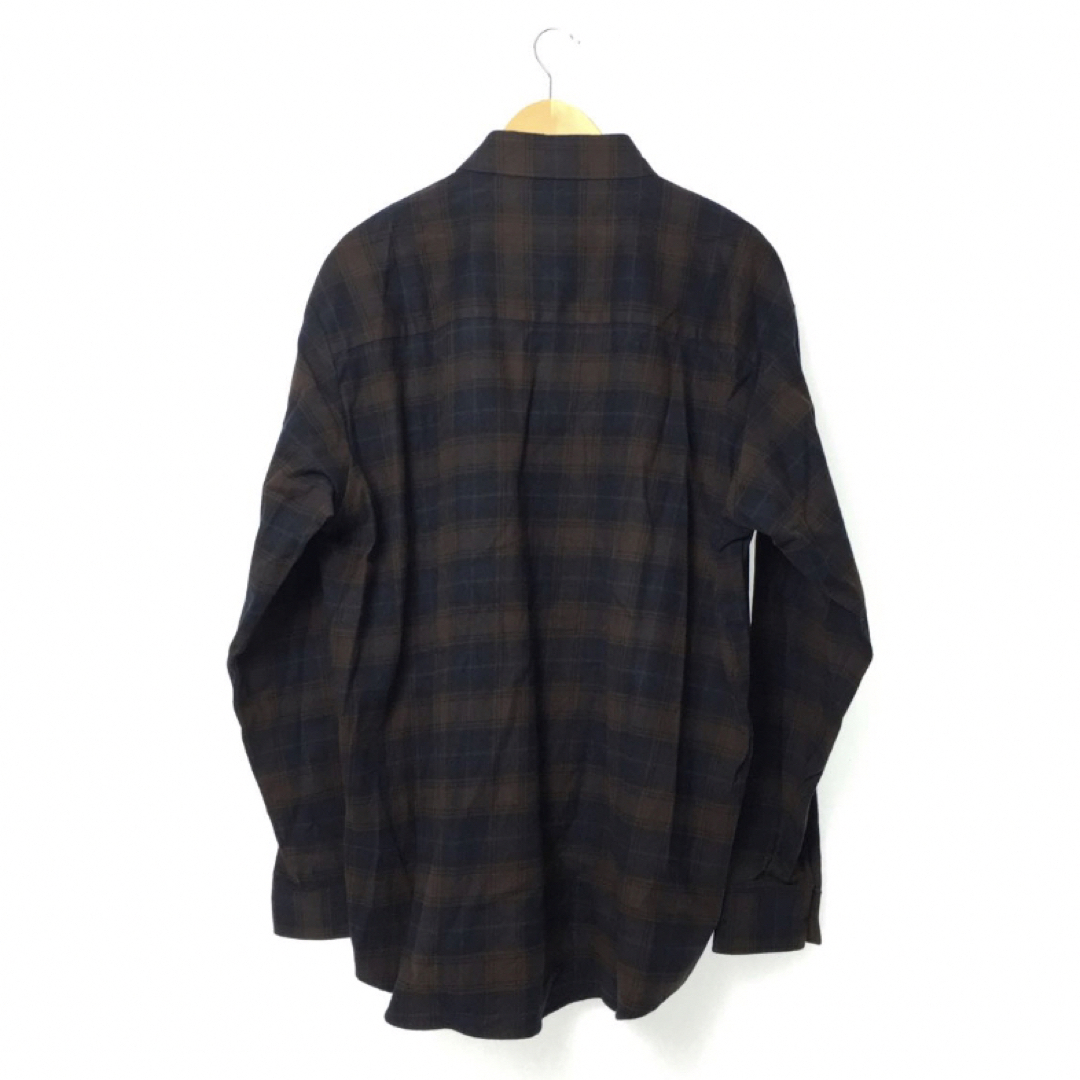 stein Oversized Cotton Flannel Shirt M 2