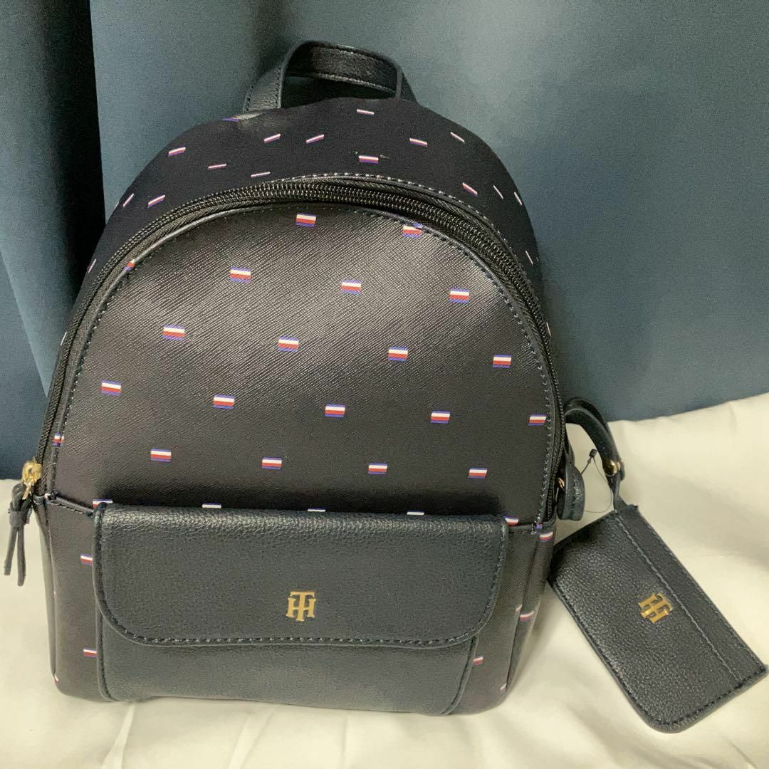 TOMMY HILFIGER - 新品】 トミーヒルフィガー 紺 ミニリュック TH