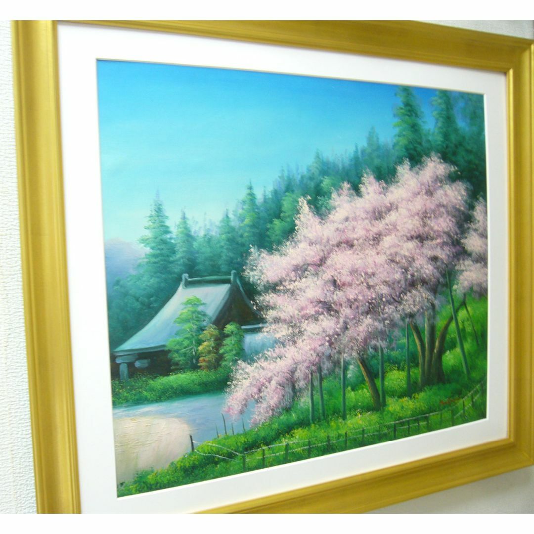 絵画 油絵 作者不詳 肉筆油絵 古木桜の通販 by じゅん's shop 絵画 油絵 作者不詳 肉筆油絵 古木桜の通販 by じゅん's shop