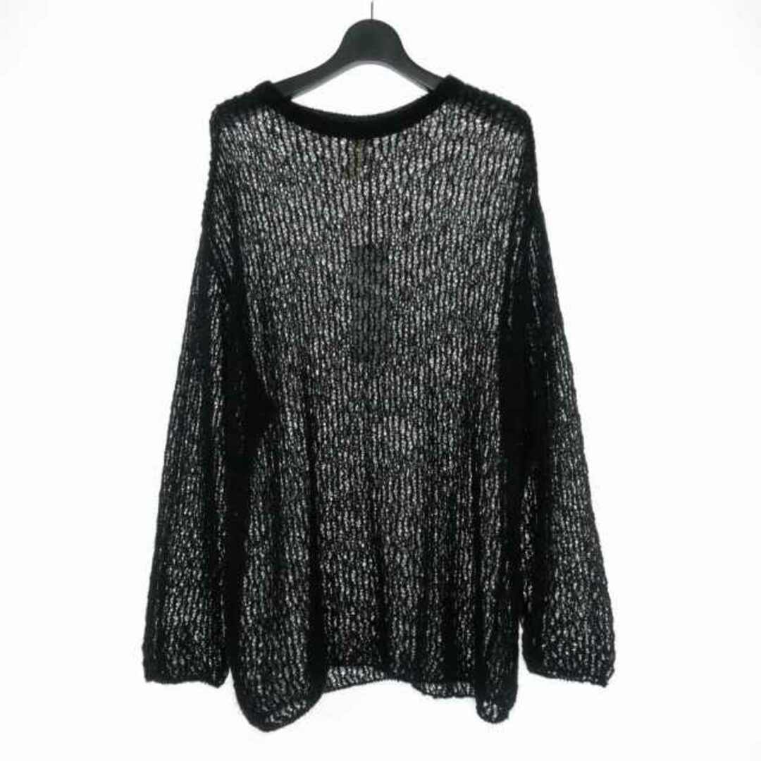 シンヤコズカ LACE IN PROGRESS メッシュ シアー L/XL 黒