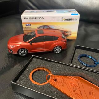 スバル(スバル)のぶつからないミニカー IMPREZA デプスゲージキーホルダー(ミニカー)