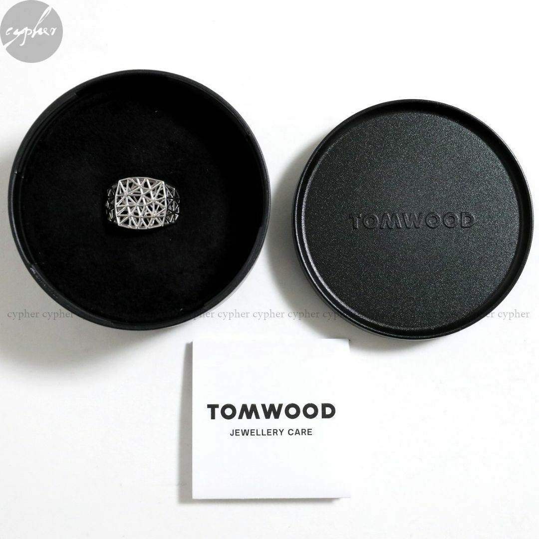 TOM WOOD(トムウッド)の64 23号 新品 TOM WOOD メッシュ リング シルバー トムウッド メンズのアクセサリー(リング(指輪))の商品写真