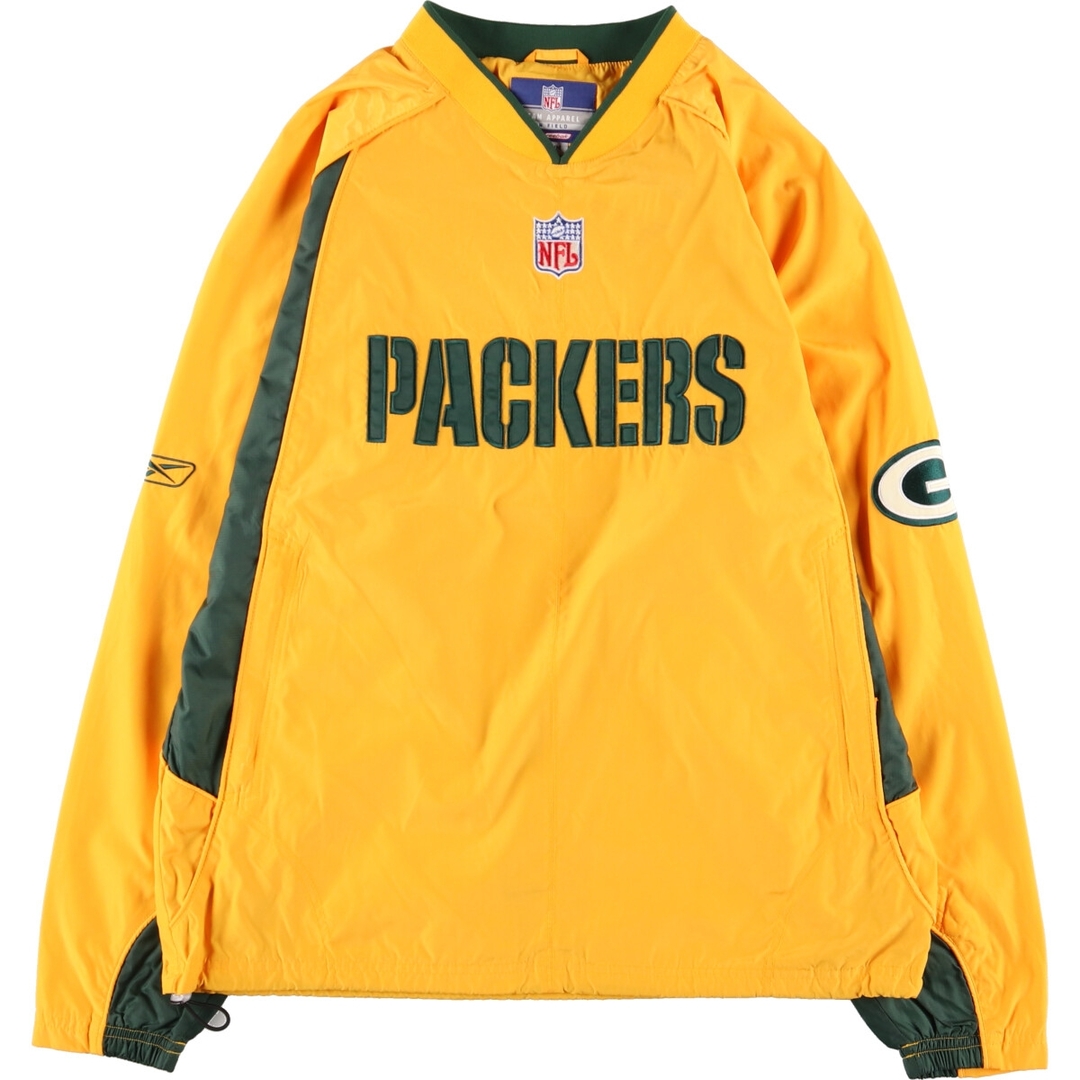 リーボック Reebok NFL GREEN BAY PACKERS グリーンベイパッカーズ ウォームアッププルオーバー メンズXL /eaa363570