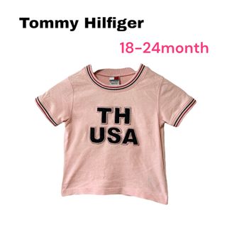 トミーヒルフィガー(TOMMY HILFIGER)の♡可愛い♡TOMMY HILFIGER  ピンクTシャツ　18-24month(Tシャツ/カットソー)