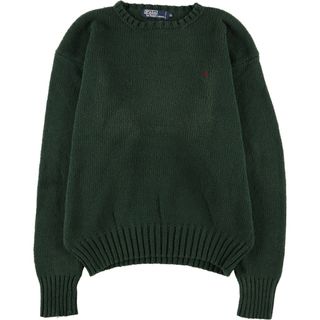 ラルフローレン(Ralph Lauren)の古着 ラルフローレン Ralph Lauren POLO by Ralph Lauren コットンニットセーター メンズXXL /eaa363504(ニット/セーター)