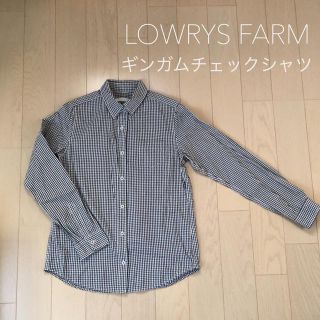 ローリーズファーム(LOWRYS FARM)のローリーズファーム ギンガムチェックシャツ(シャツ/ブラウス(長袖/七分))