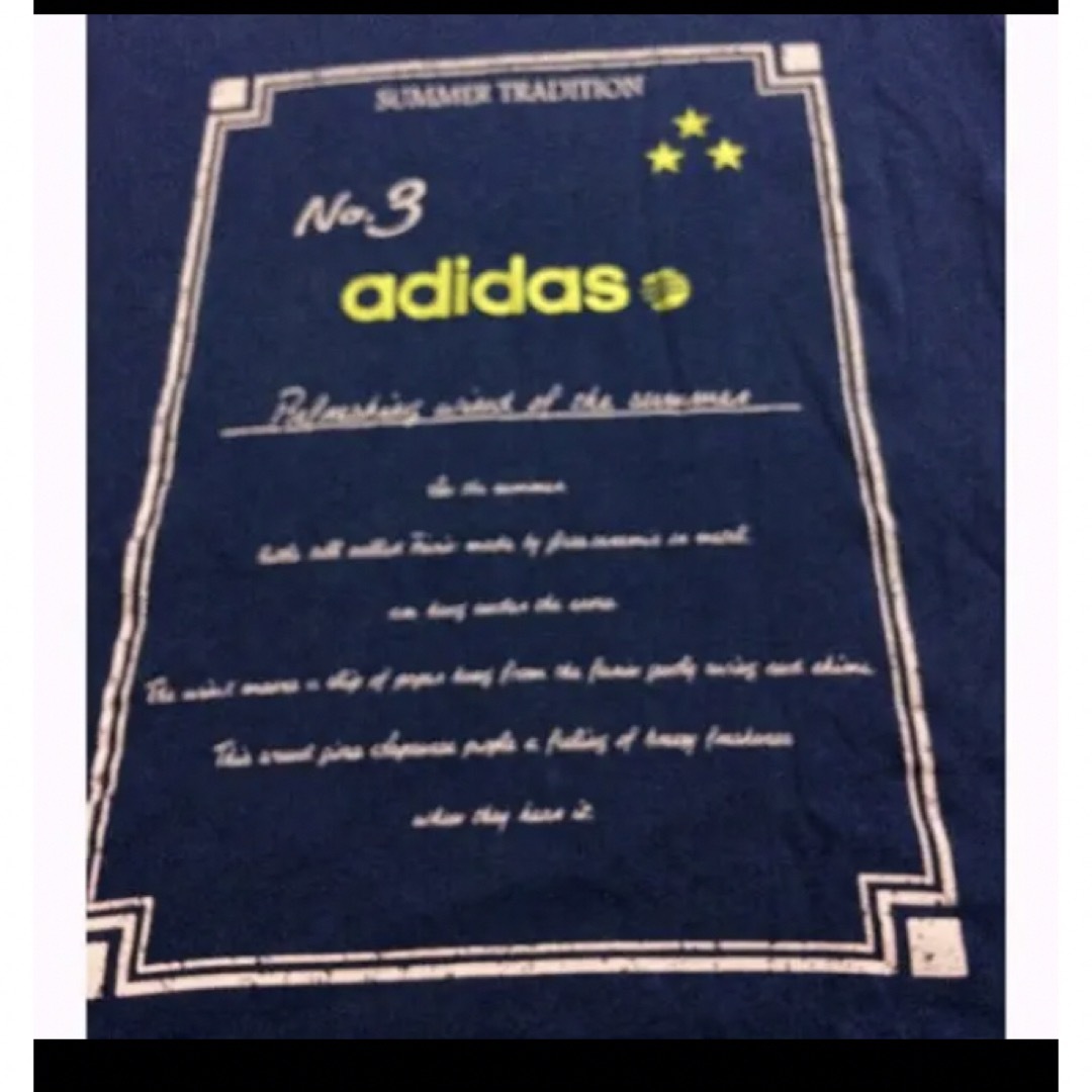 adidas(アディダス)のadidas3スターネイビーコットンT レディースのトップス(Tシャツ(半袖/袖なし))の商品写真